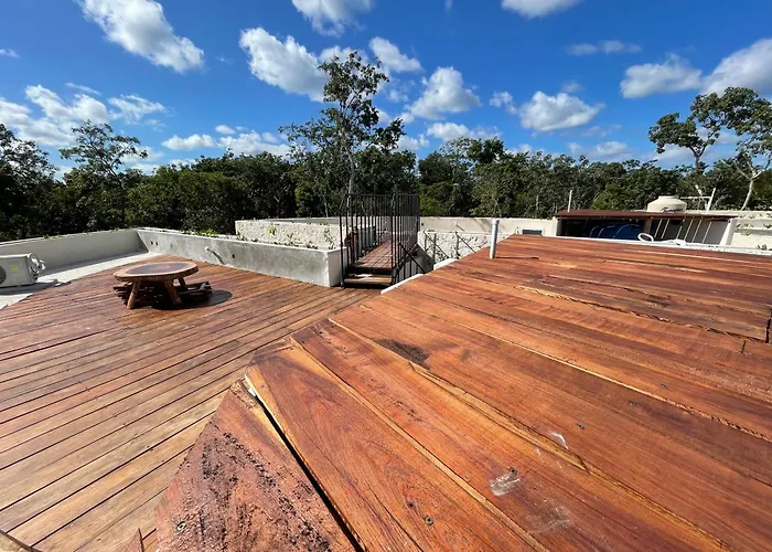 Round Luxury Villa Private Pool & Jungle Rooftop 2B